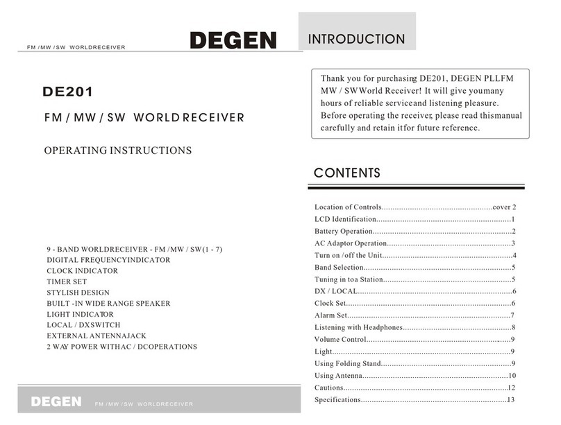 DEGEN DE201 operating instructions