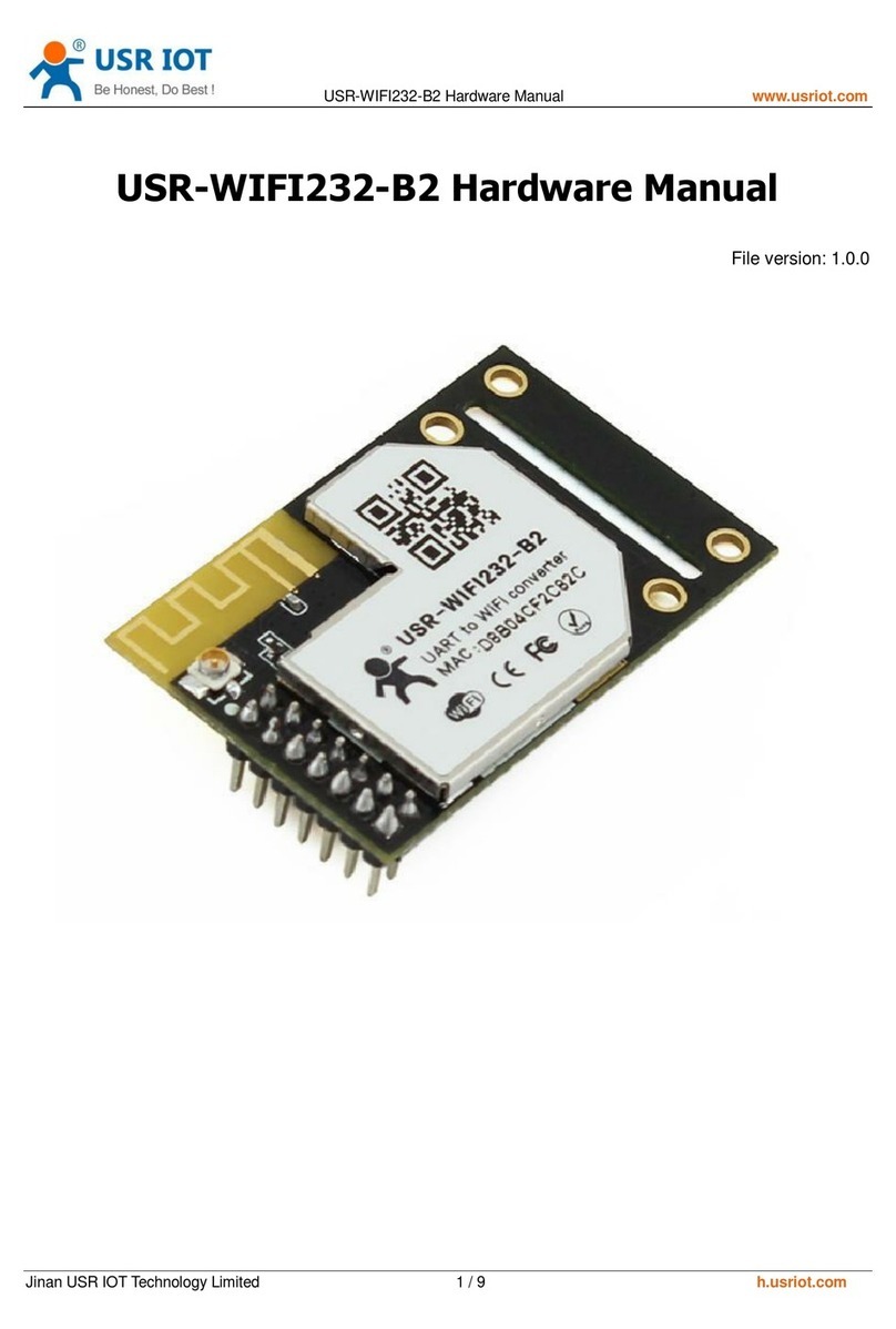 USR IOT USR-WIFI232-B2 Hardware manual