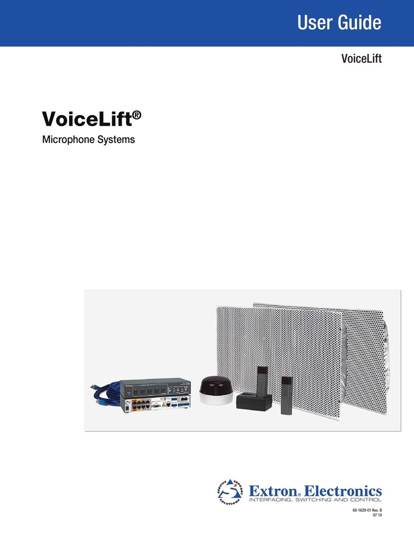 Extron electronics VoiceLift user guide