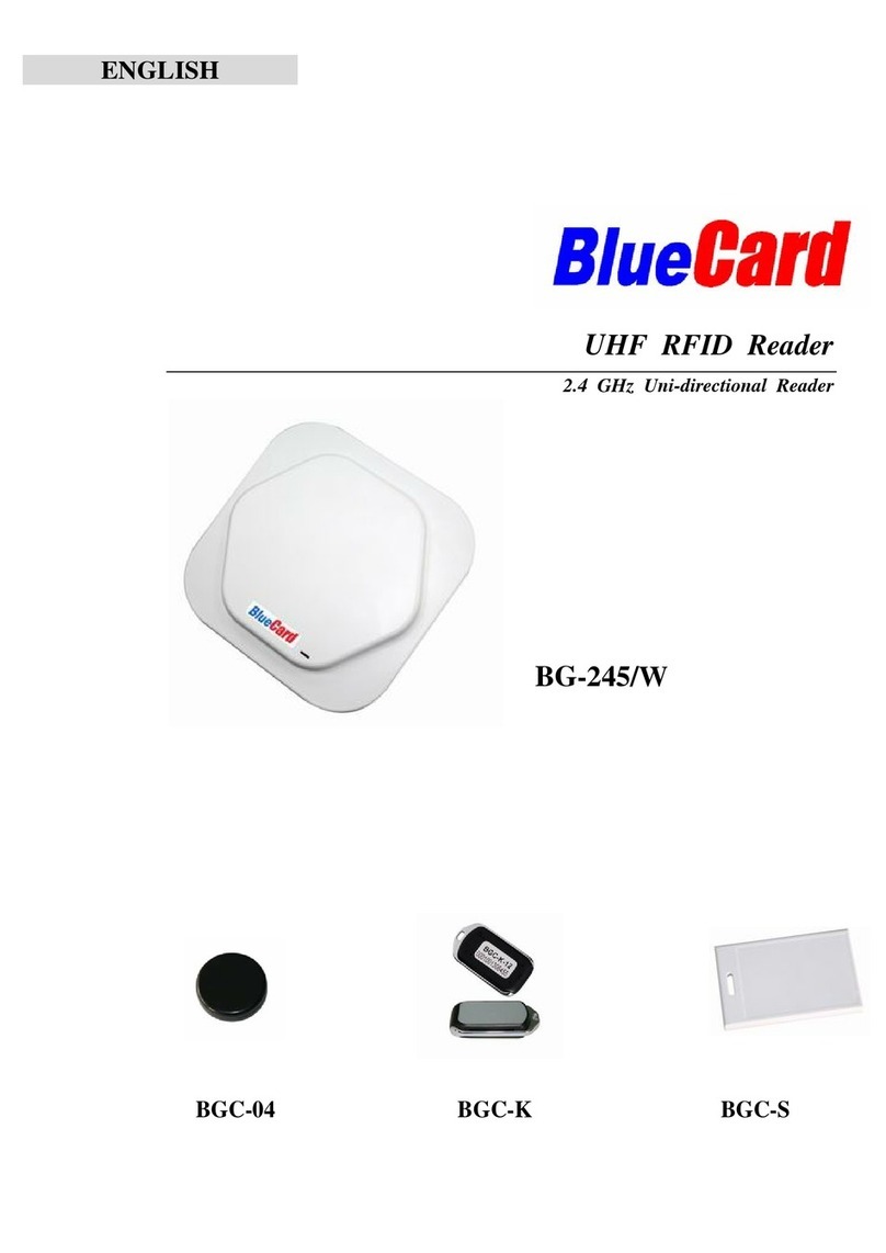 BlueCard BG-245/W user manual