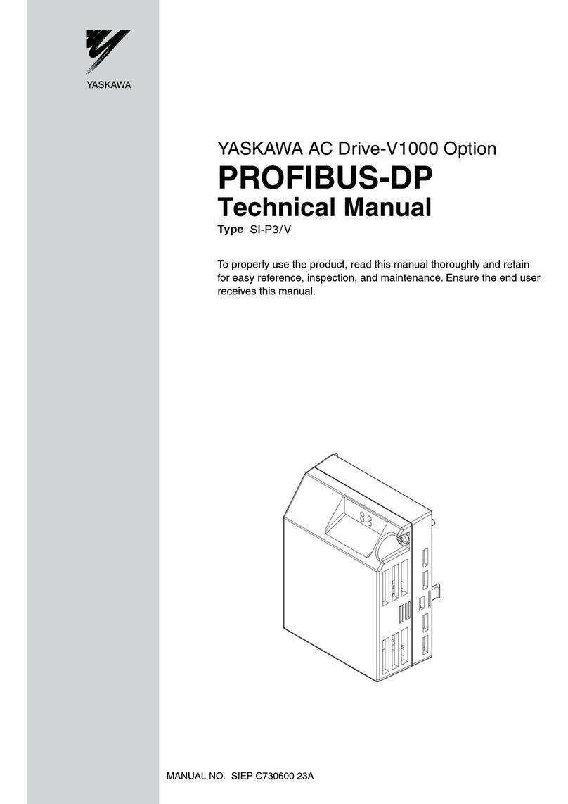 YASKAWA PROFIBUS-DP User manual