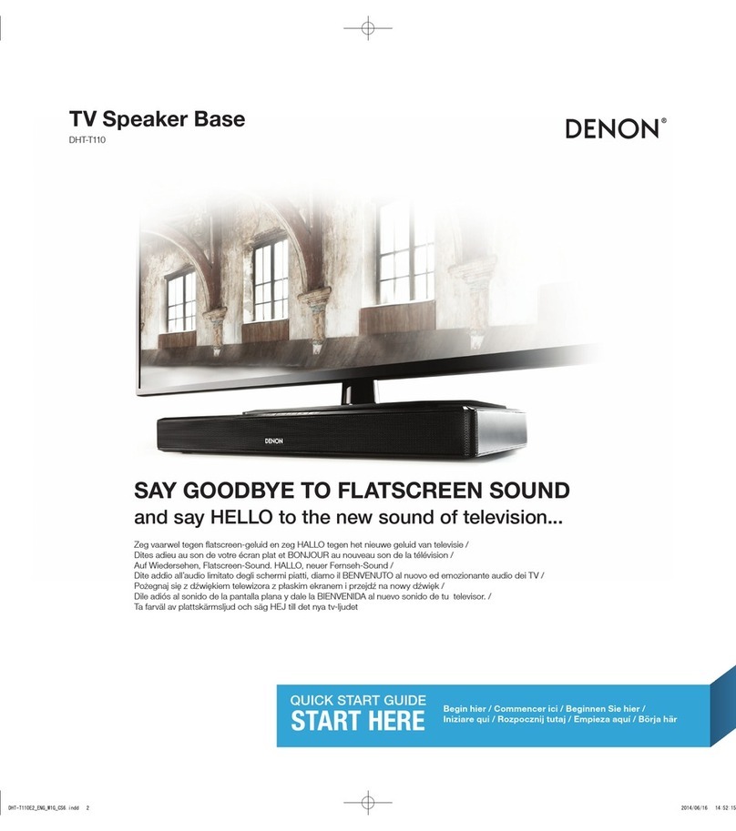 Denon DHT-T110 User manual