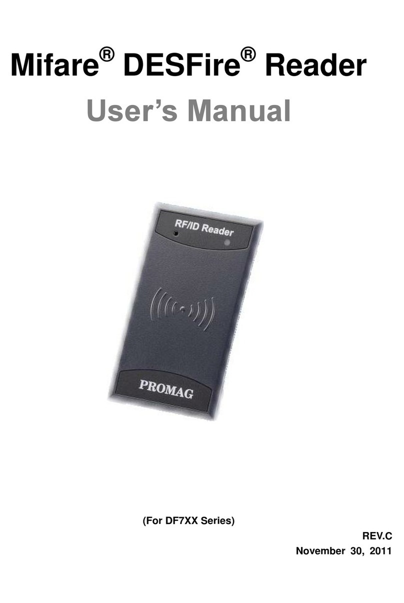 Promag Mifare DESFire User manual
