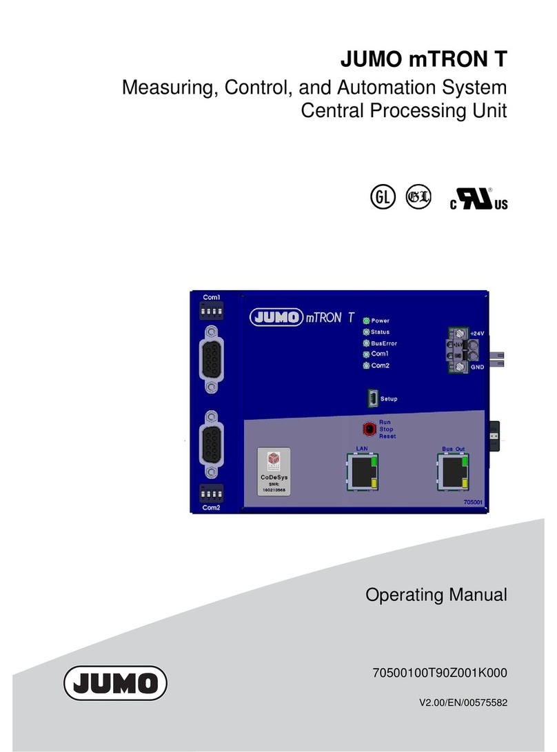 JUMO mTRON T operating manual
