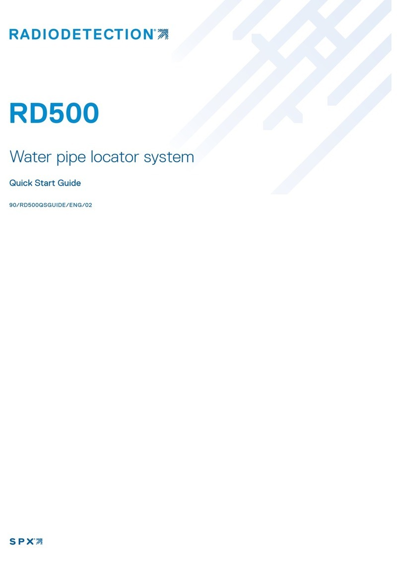 Radiodetection RD500 quick start guide