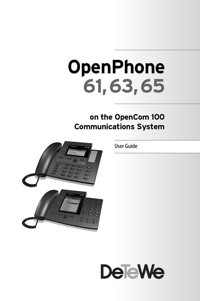 DETEWE OPENPHONE 61 user guide