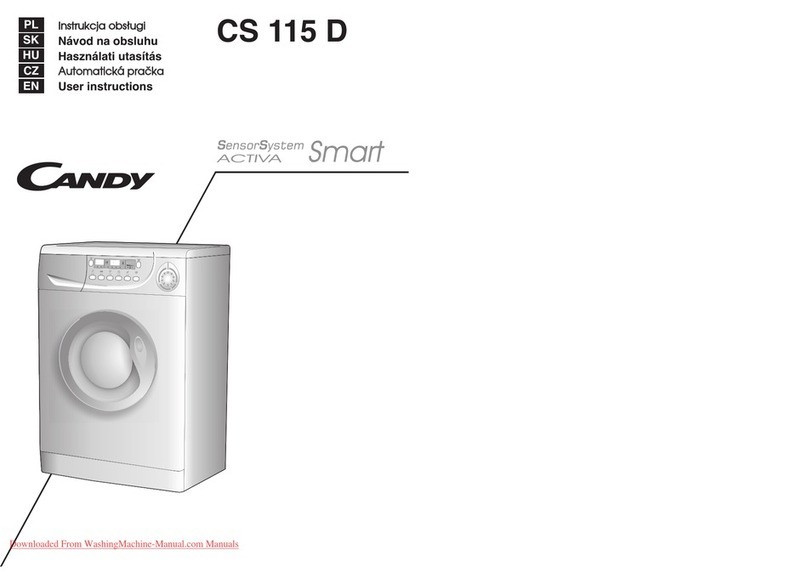 Candy CS 115 D User manual
