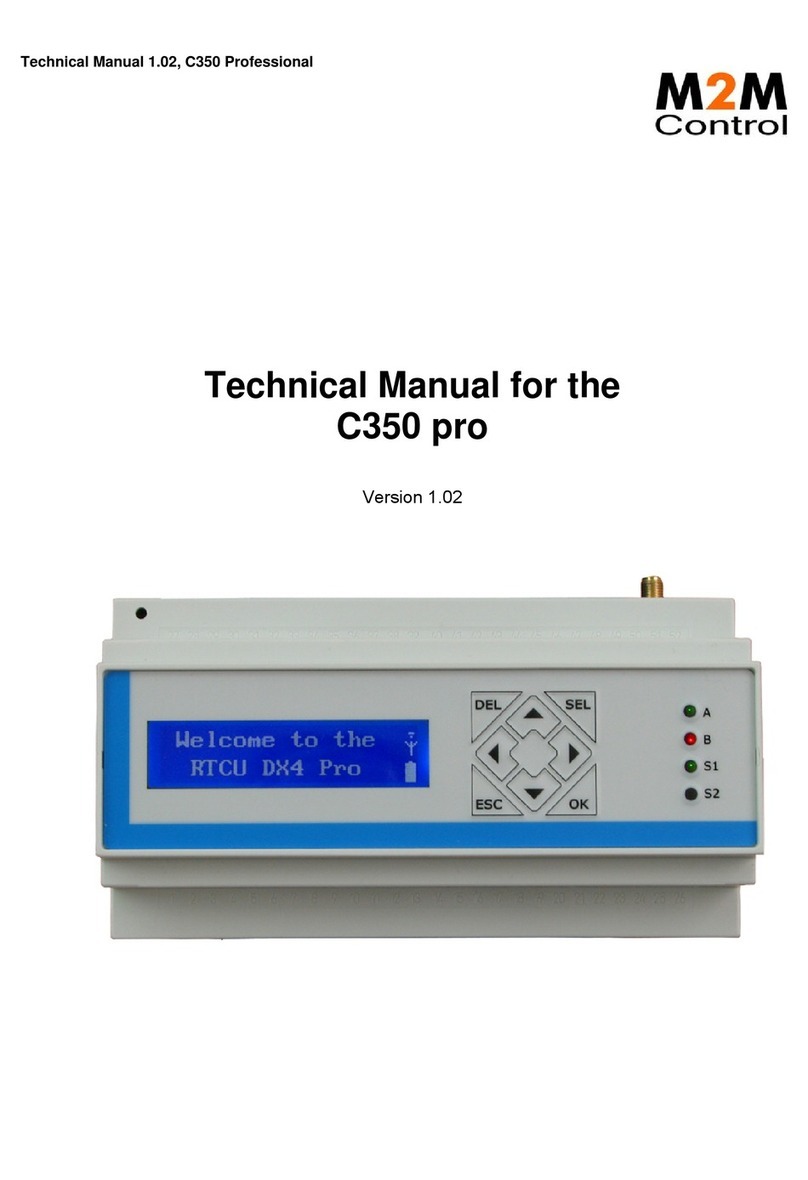 M2M C350 pro Technical manual