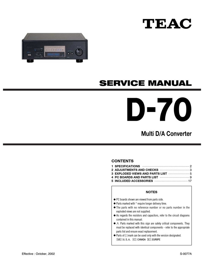 Teac D-70 Service manual