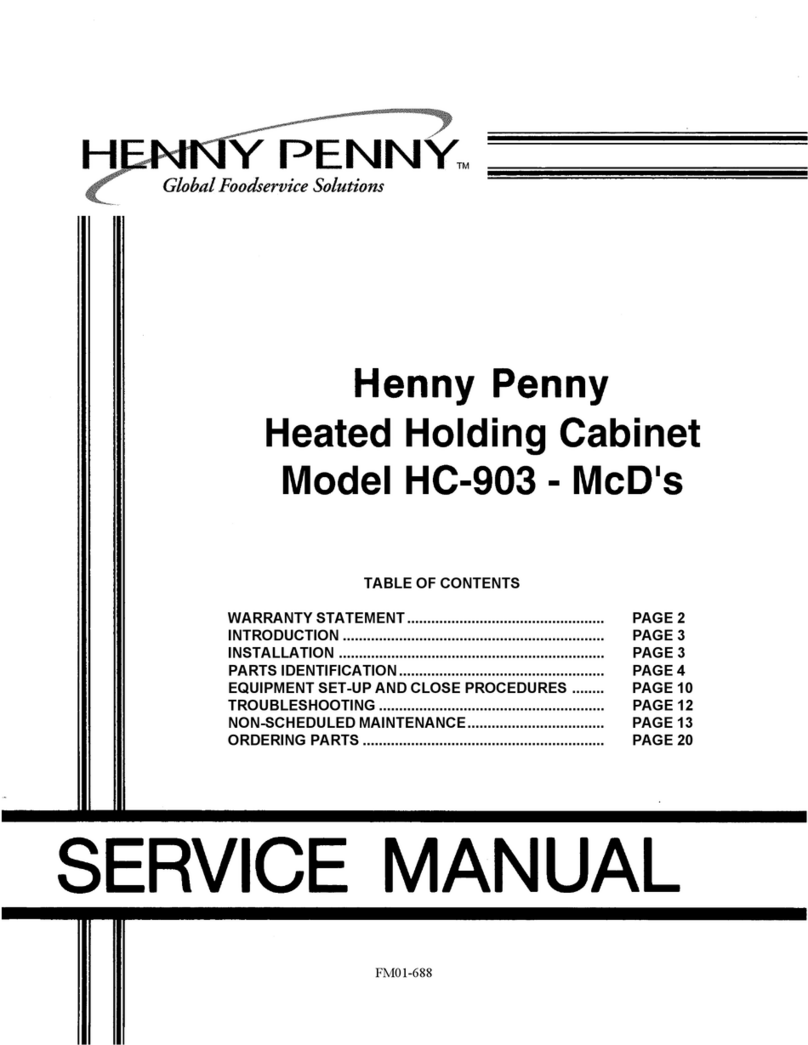 Henny Penny HC-903 User manual Henny Penny HC-903 User manual