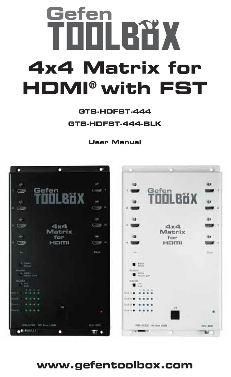 Gefen TOOLBOX GTB-HDFST-444 user manual
