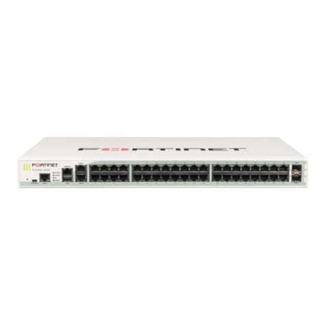 Fortinet FortiGate 240D quick start guide