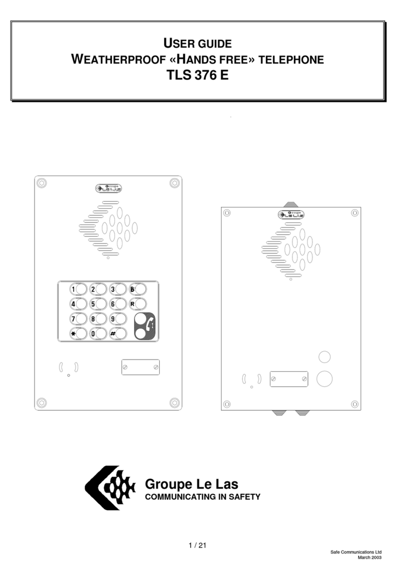 groupe le las TLS 376 E user guide