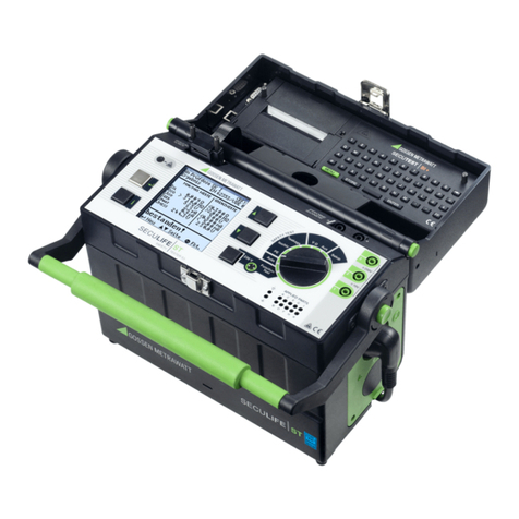 Gossen MetraWatt SECULIFE ST operating instructions