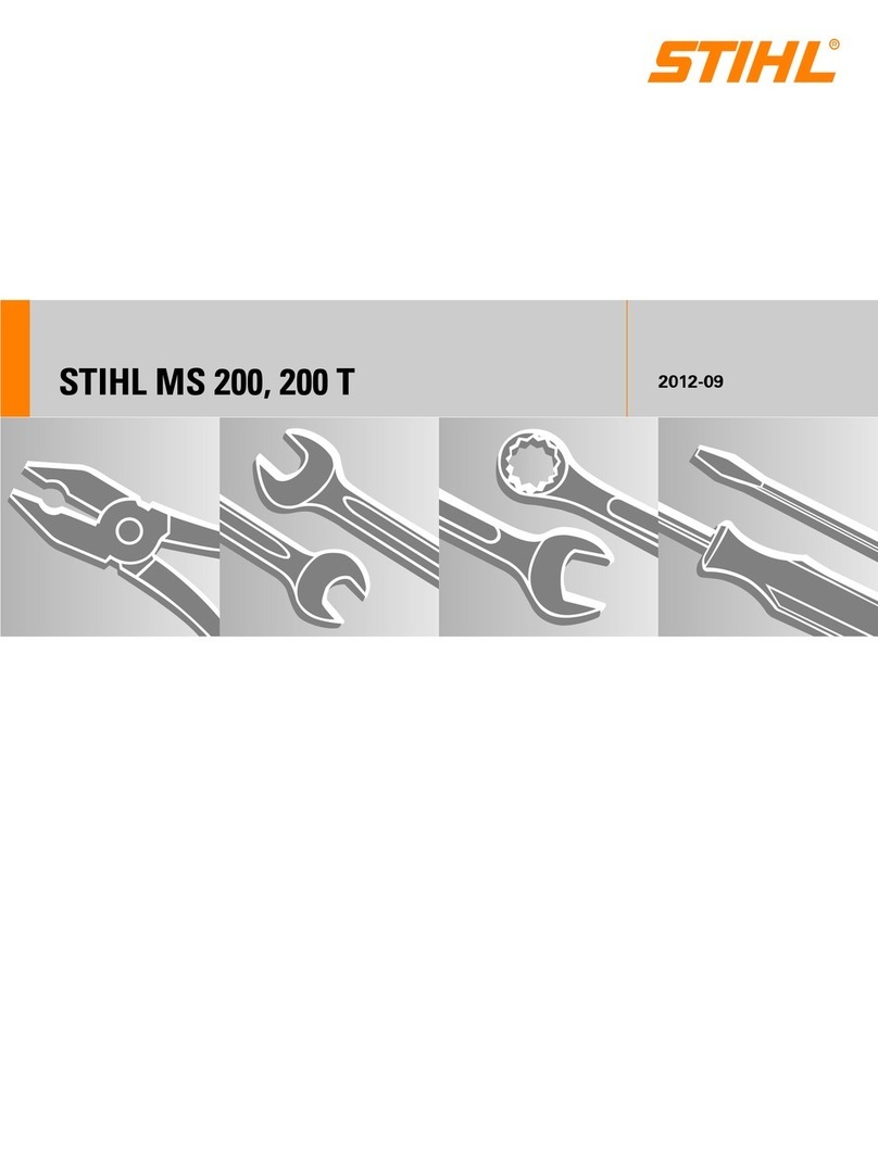 Stihl MS 200 User manual