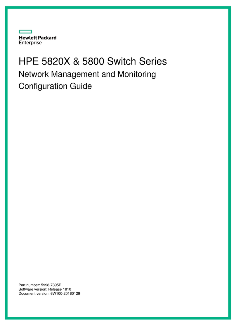 HPE 5820X Series User manual