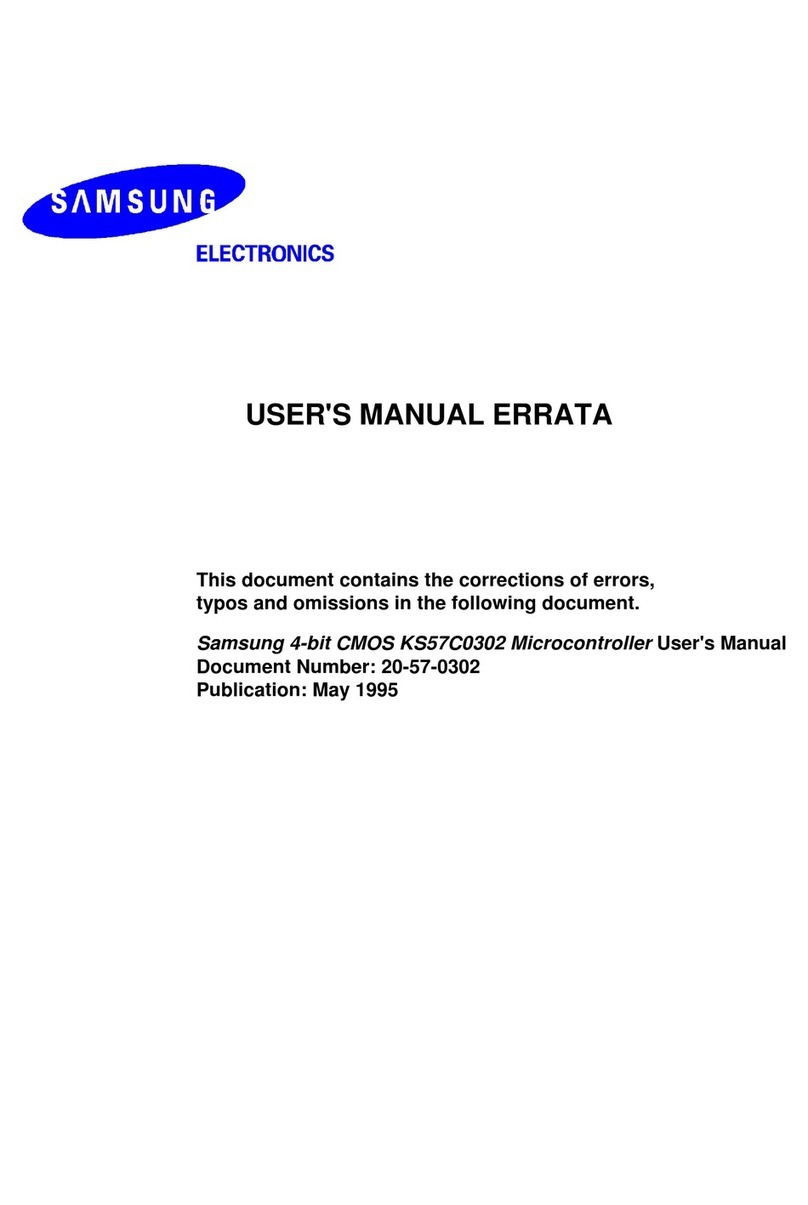 Samsung KS57C0302 user manual Samsung KS57C0302 user manual