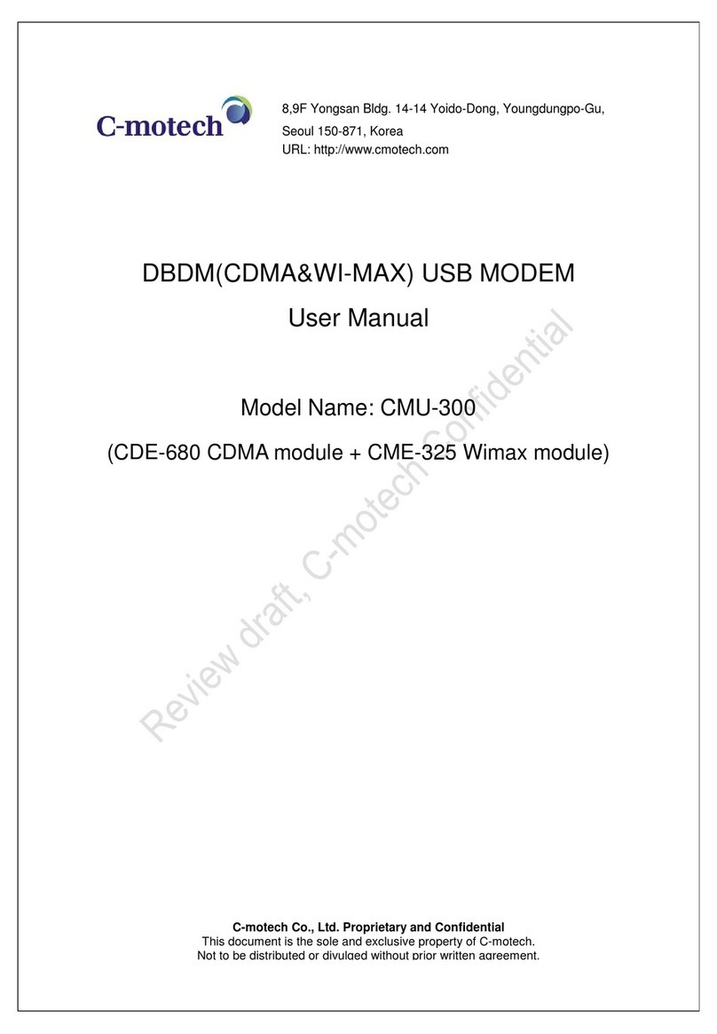 CMOTech CMU-300 User manual