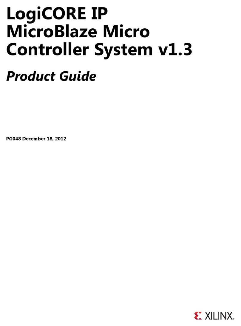 Xilinx LogiCORE MicroBlaze User manual