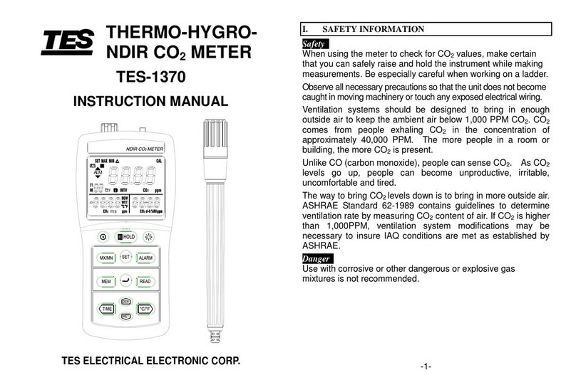 TES 1370 User manual