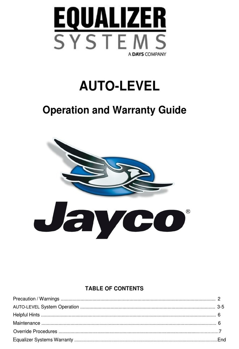 Equalizer Systems Auto Level Operation and warranty guide