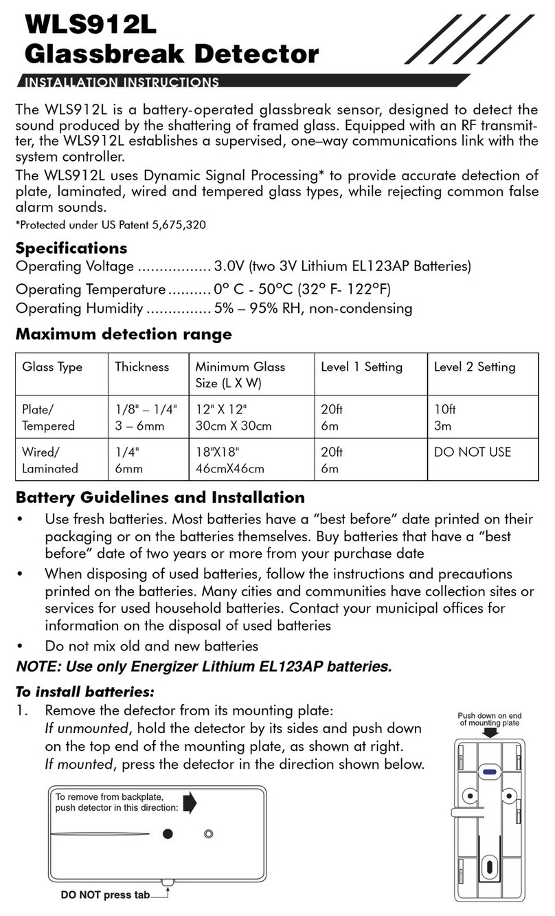 DSC WLS912L installation instructions