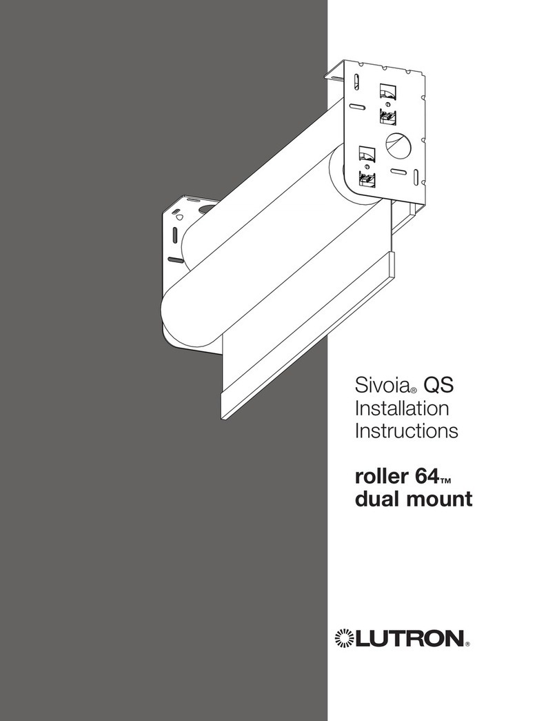Lutron Electronics Sivoia QS User manual Lutron Electronics Sivoia QS User manual