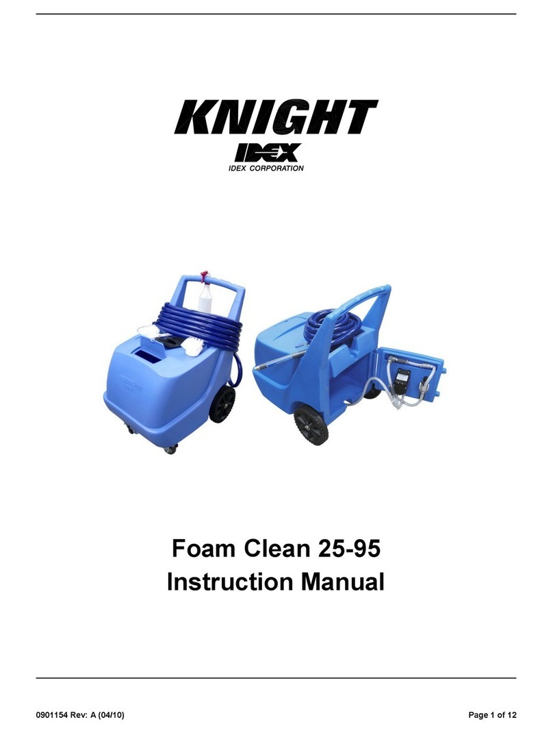 Knight Foam Clean 25-95 instruction manual