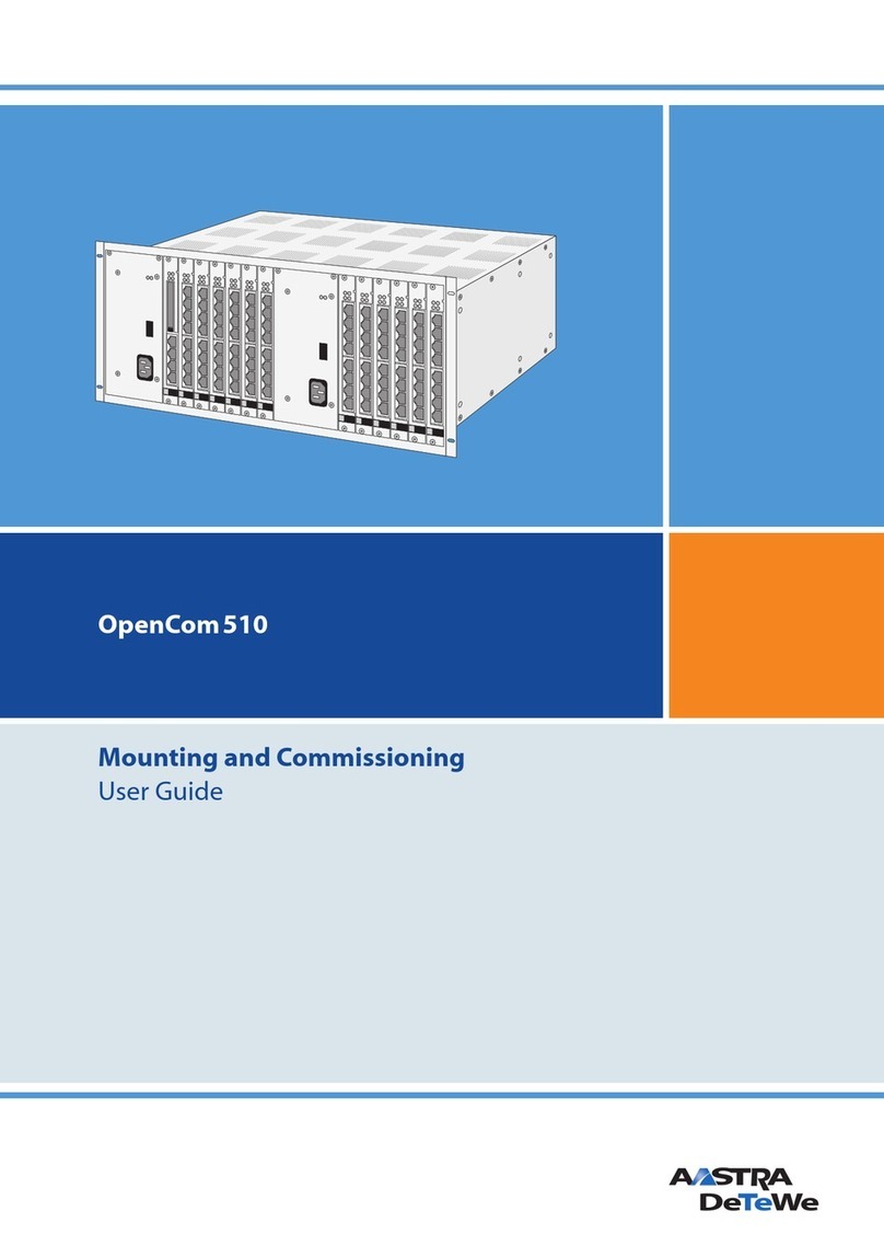 Aastra OpenCom 510 User manual