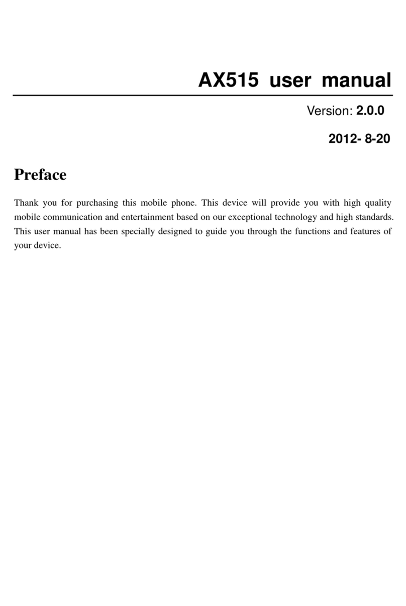 AEG ax515 User manual