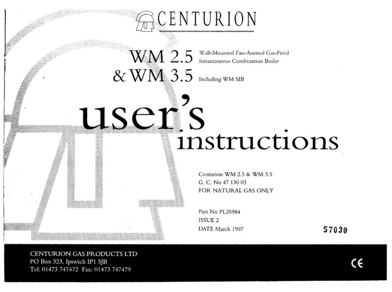 Centurion WM 2.5 User instructions