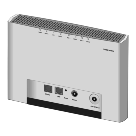 SAGEMCOM SX682 WiMAX User manual