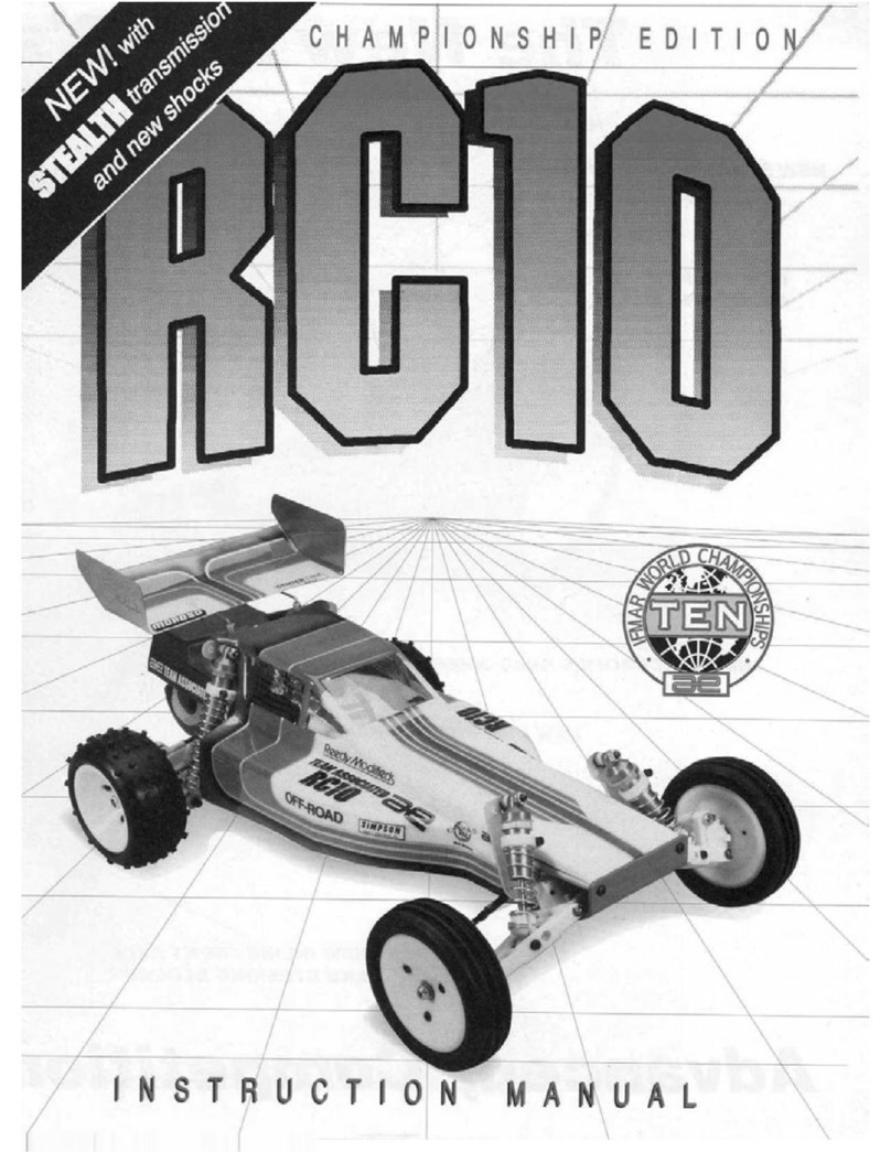 Associated Electrics RC10 Worlds Car Kit User manual Associated Electrics RC10 Worlds Car Kit User manual