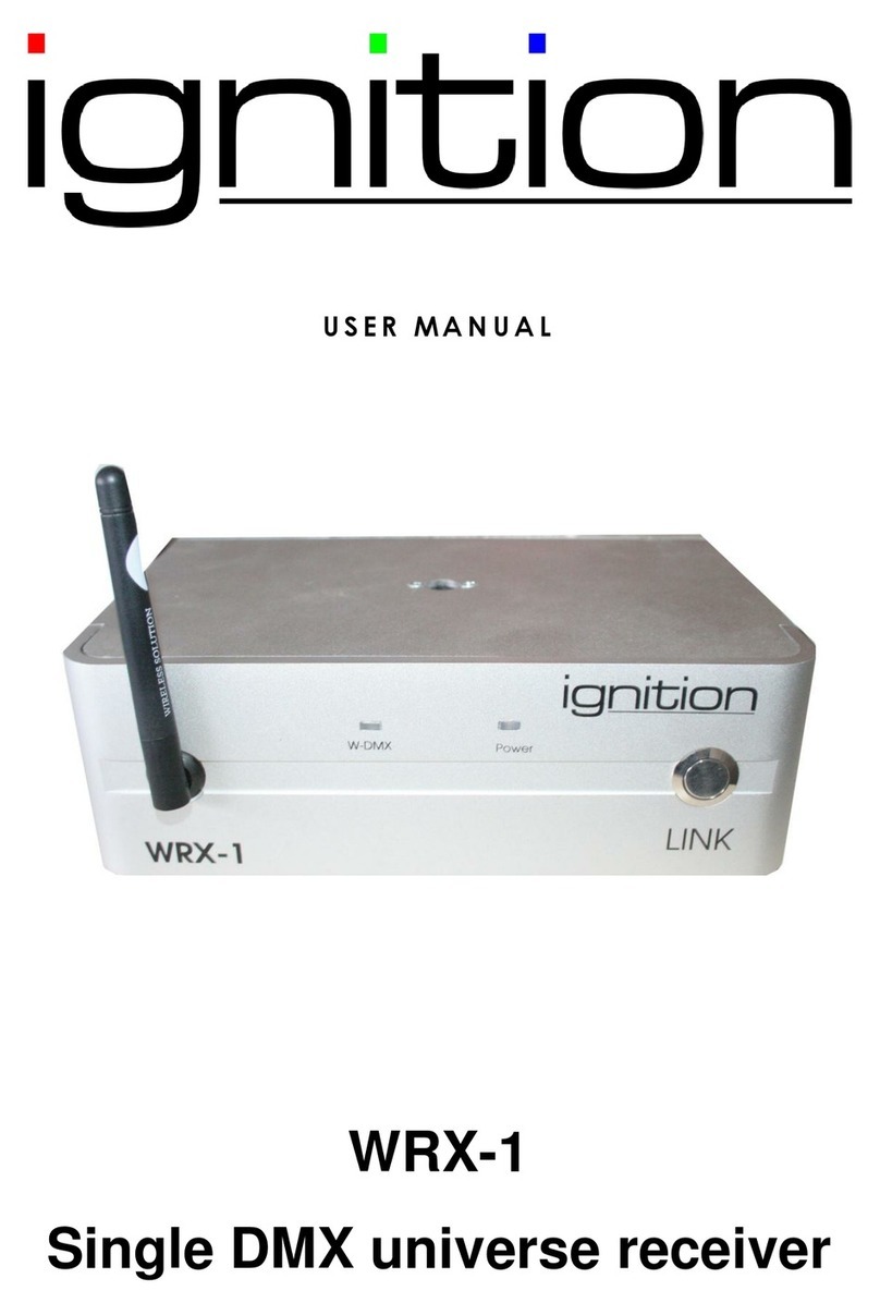 Ignition WRX-1 User manual