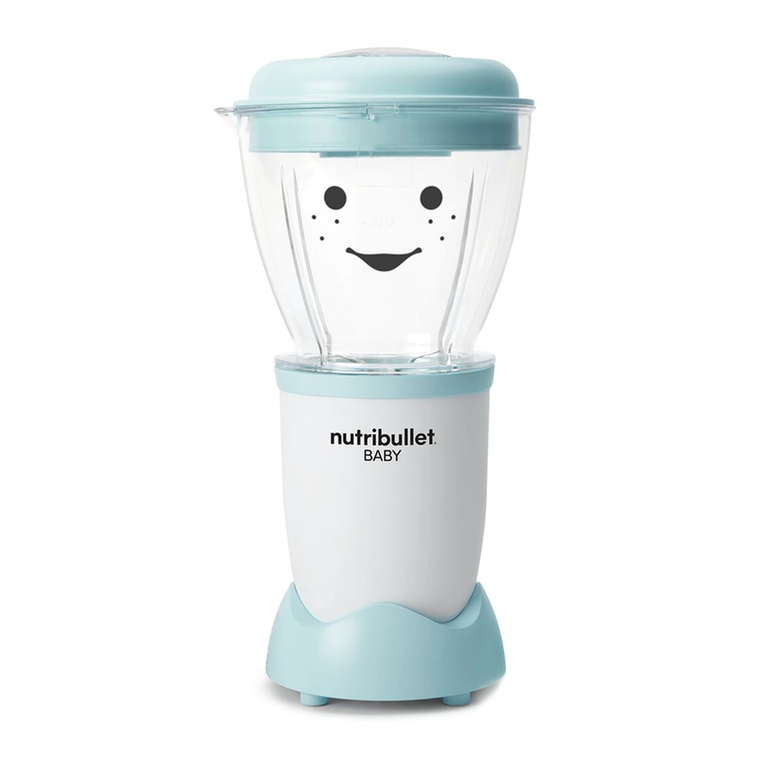 NUTRIBULLET NUTRIBULLET BABY User manual NUTRIBULLET NUTRIBULLET BABY User manual