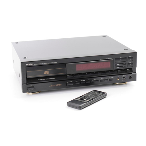 Denon DCD-1560 User manual