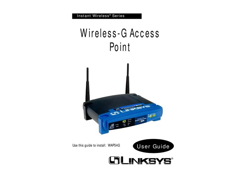 Linksys Instant Wireless Series WAP54G User manual Linksys Instant Wireless Series WAP54G User manual