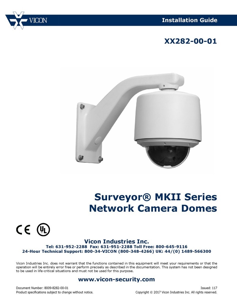 Vicon Surveyor MKII Series XX282-00-01 User manual