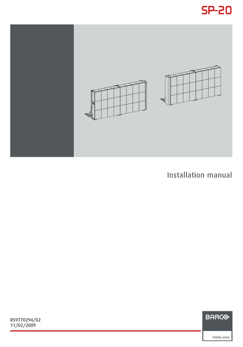Barco SP-20 User manual