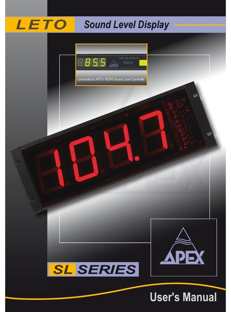 Apex N.V. Leto user manual