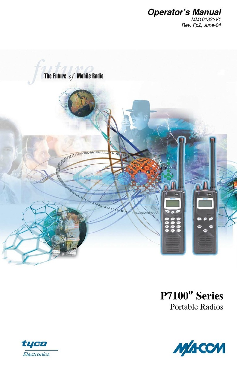 M/A-Com P5100 Series Operator's manual