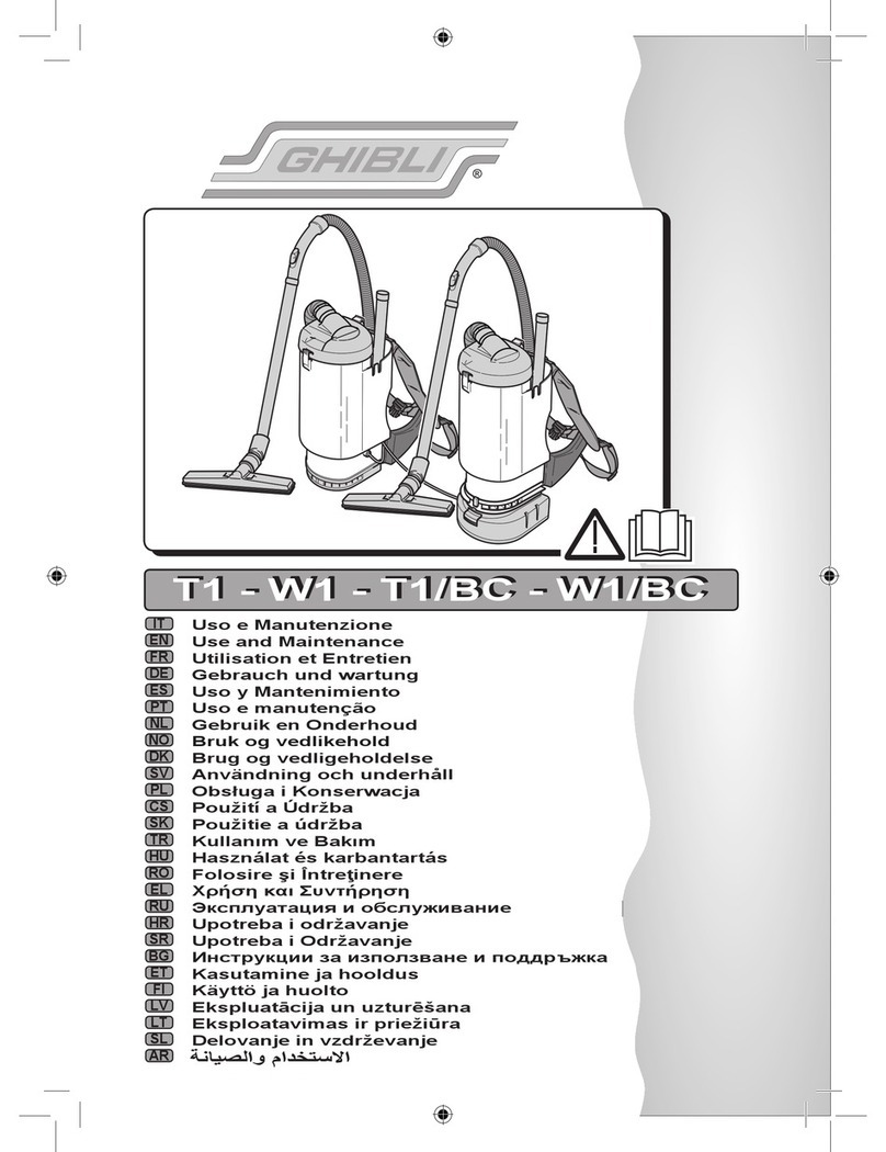 Ghibli cleanstar T1 User guide