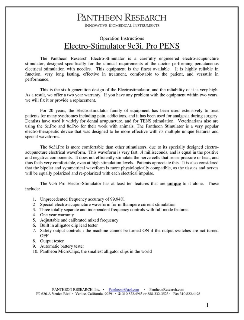 Pantheon Research 9c3i Operation instructions