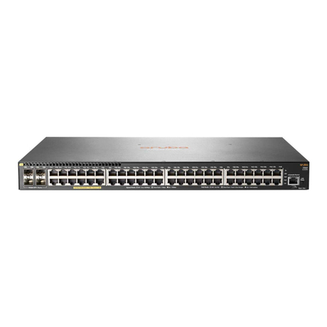 HP Enterprise Aruba 2540 User manual