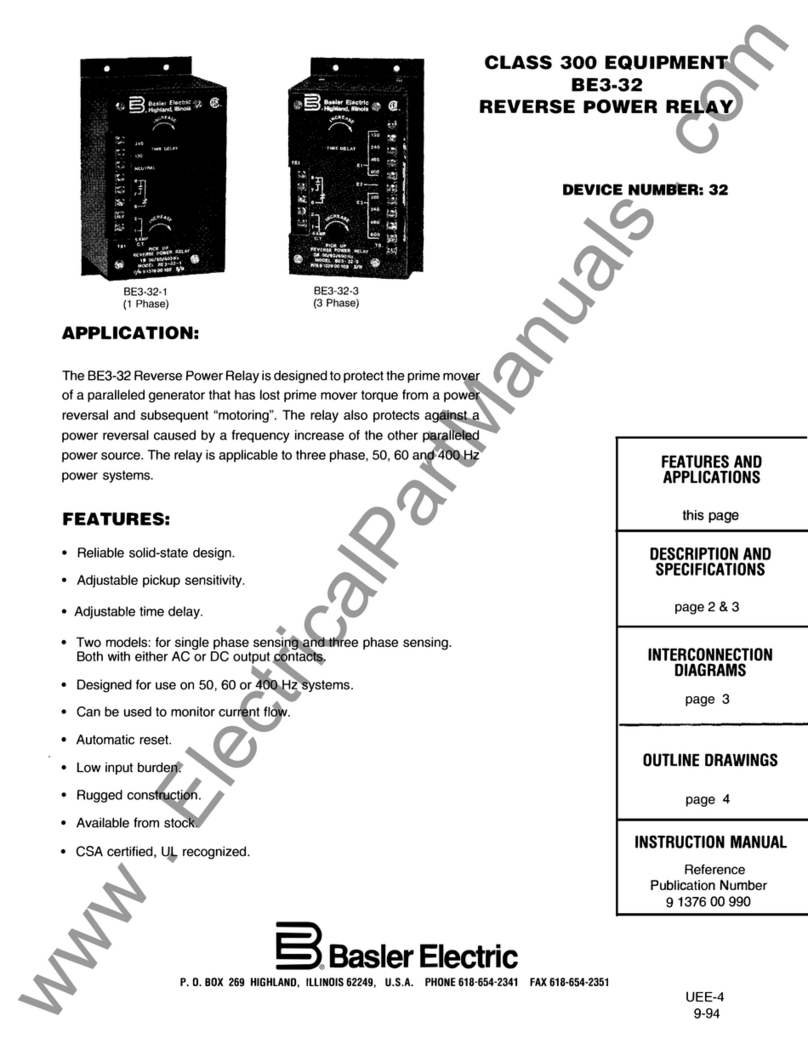 Basler Class 300 User manual Basler Class 300 User manual