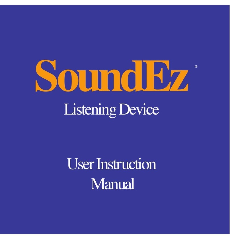 SoundEz Listening Device User instruction manual
