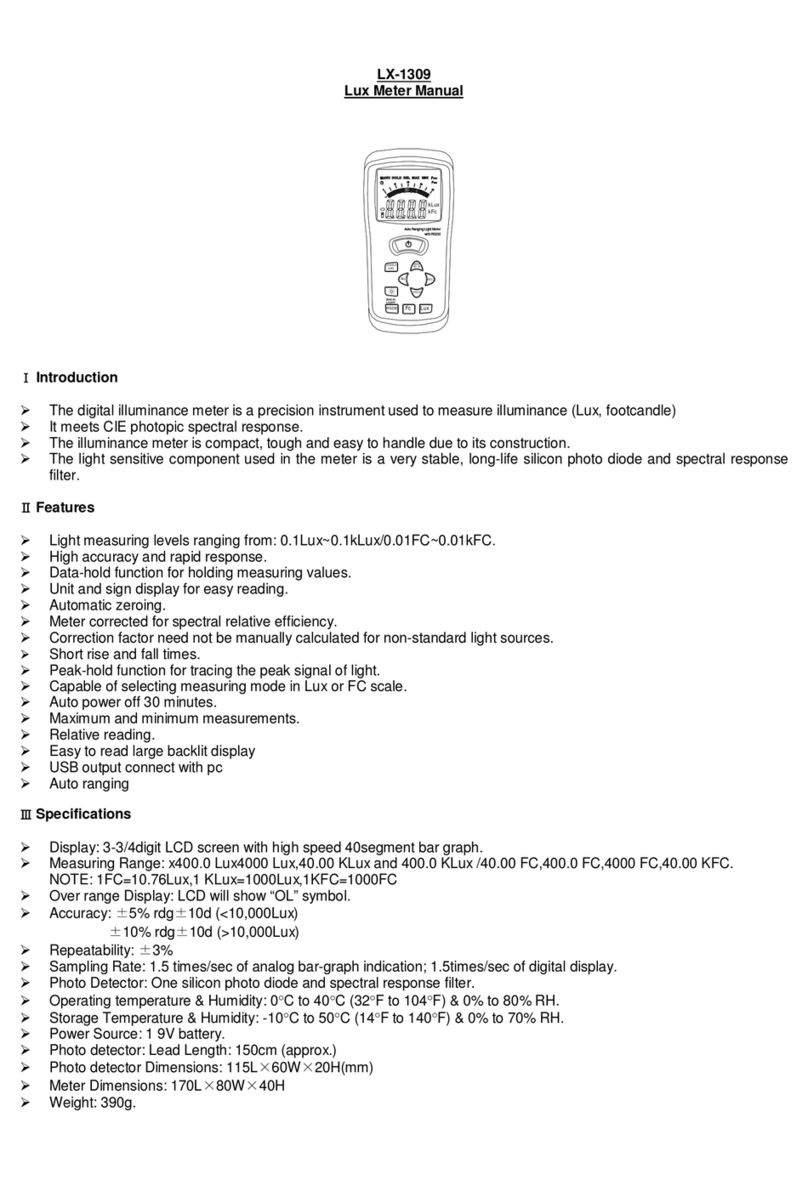 ATP Instrumentation LX-1309 User manual ATP Instrumentation LX-1309 User manual