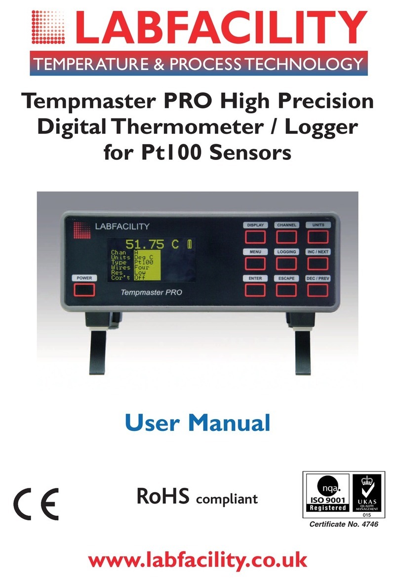Labfacility Tempmaster PRO user manual