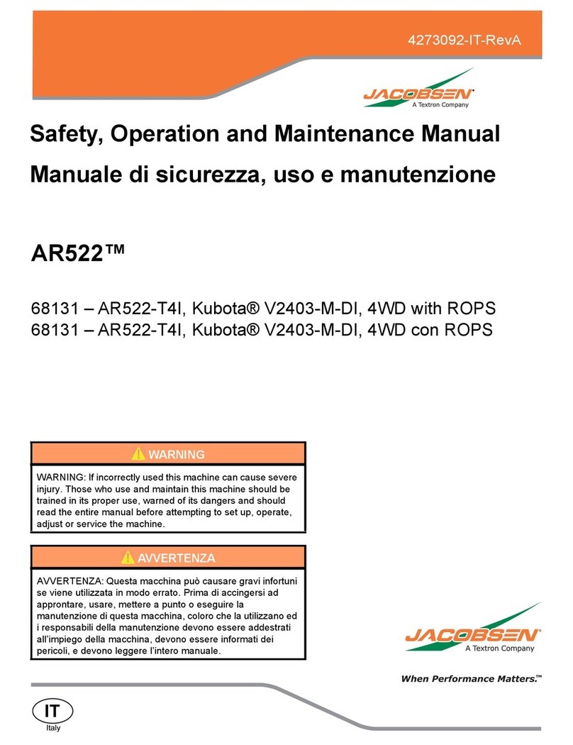 Jacobsen AR-522 jossa ROPS Guide