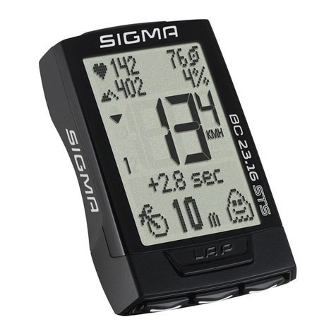 Sigma BC 23.16 STS User manual